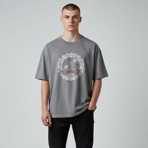 Sonoma Solid Gray Times Square NY Rock N’ Roll 100% Cotton Tee Shirt size XXL